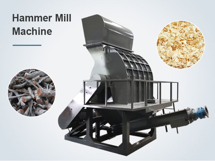 Wood Hammer Mill Crusher | Large-Yield Hammer Grinder