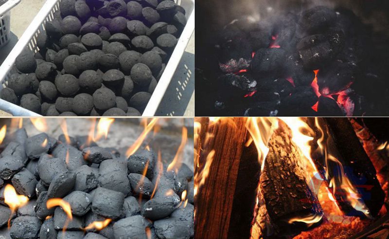 Ligne de production de machines à charbon de bois