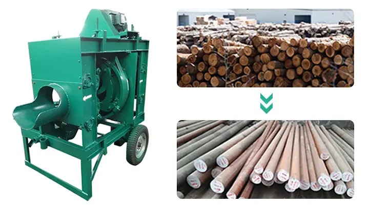 Wood Peeling Machine  Vertical & Trough Log Debarker Shuliy
