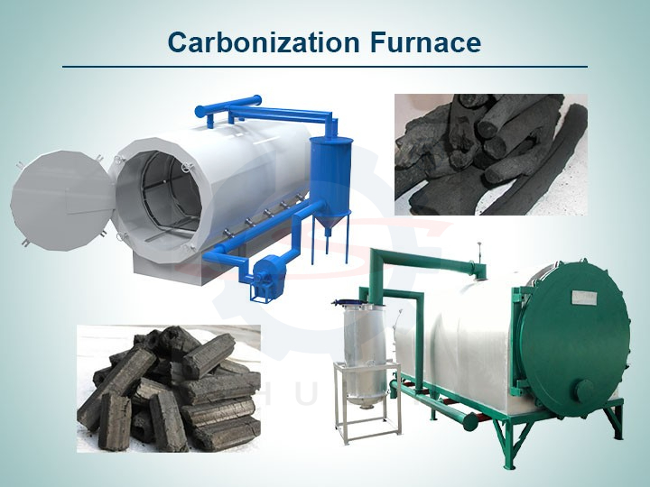 Horizontal Carbonization Furnace | Hardwood Log Charcoal Machine