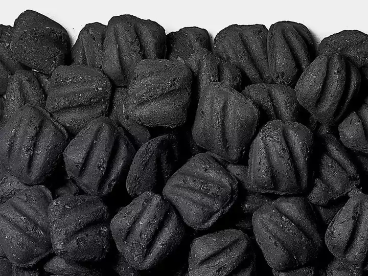 Producción de bolas de carbón