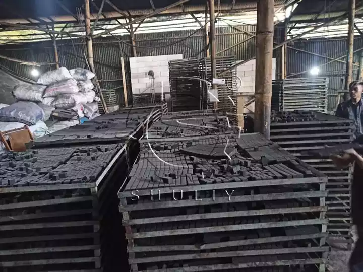 Producción de briquetas de biomasa
