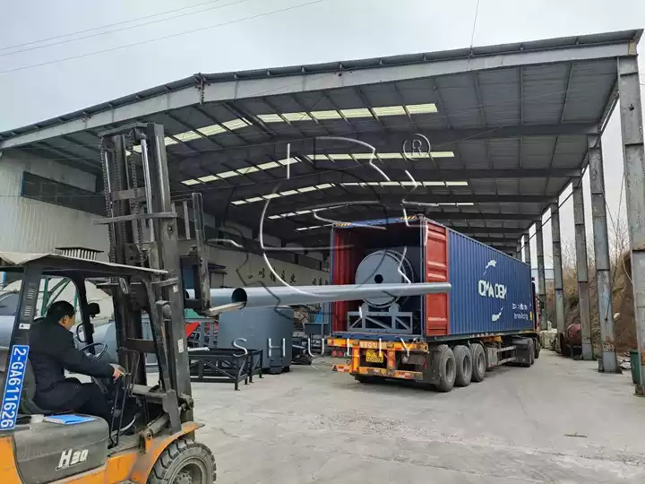 Carbonization Furnace Machines Loading Site