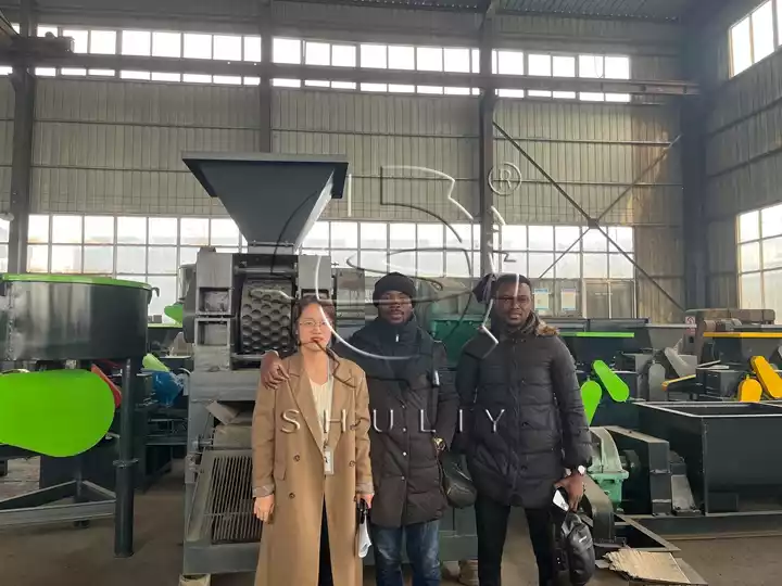 Charcoal Ball Production Line Customer Visit